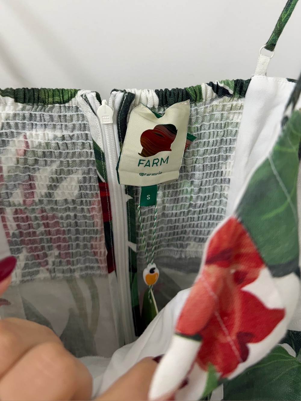 FARM Rio Off-White Midnight Macaw Fiesta Mini Dress - Picture 6 of 8